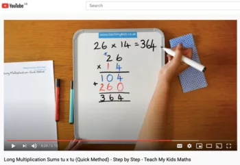 How To Do Long Multiplication Sums (tu x tu) - Step by Step Guide - Quick Column Method