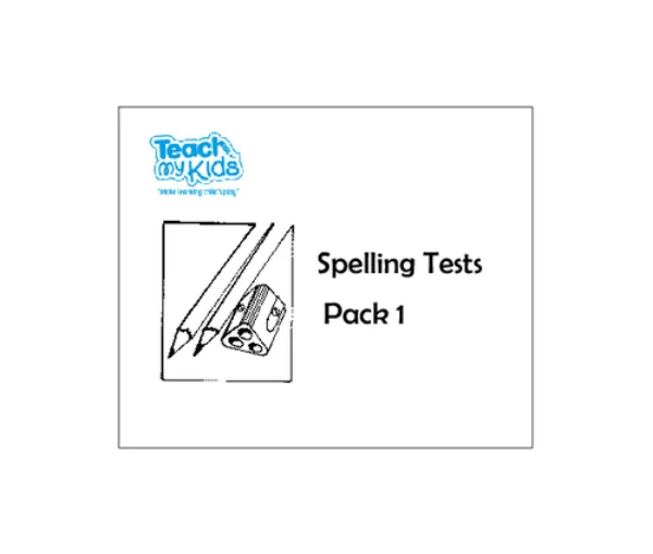 Spelling Tests - Pack 1