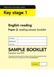 6882 sample ks1 englishreading paper2 answerbooklet 110x