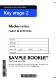 6932 sample ks2 mathematics paper1 arithmetic 110x